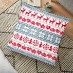 Home Sweet Home Dijital Baskılı Dekoratif Yer Minderi - 70 x 70 cm Realhomes