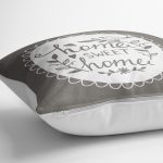 - yerminderi-YER-307-1 - Realhomes Home Sweet Home Dijital Baskılı Dekoratif Yer Minderi - 70 x 70 cm Realhomes