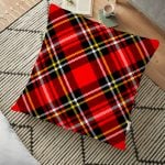 Home Sweet Home Dijital Baskılı Dekoratif Yer Minderi - 70 x 70 cm Realhomes