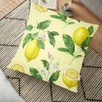 Summer Yaz Temalı Modern Tasarımlı 3D Yer Minderi - 70 x 70 cm Realhomes