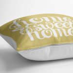 - yerminderi-YER-313-1 - Realhomes  Home Sweet Home Dijital Baskılı Dekoratif Yer Minderi K - 70 x 70 cm Realhomes