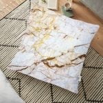 Home Sweet Home Dijital Baskılı Dekoratif Yer Minderi K - 70 x 70 cm Realhomes