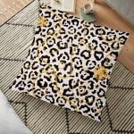 Zigzag Desen Dijital Baskılı Dekoratif Yer Minderi - 70 x 70 cm Realhomes