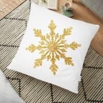 Mor Zeminde Ananas Desenli Modern Yer Minderi - 70 x 70 cm Realhomes