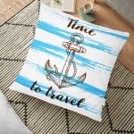 Yaz Meyveleri Watercolor Serisi Modern Yer Minderi - 70 x 70 cm Realhomes