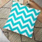 Beyaz Zeminde 3D Ananas Özel Tasarımlı Yer Minderi - 70 x 70 cm Realhomes