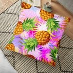 Geometrik Şekiili Mermer Desenleri Modern Yer Minderi - 70 x 70 cm Realhomes