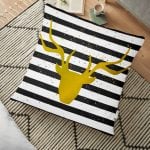 Çocuk Odası Pembe Baykuş Tasarımlı Yer Minderi - 70 x 70 cm Realhomes