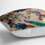 - yerminderi-YER-3322-1 - Realhomes  Etnik Afrika Temalı Özel Tasarımlı Dekoratif Yer Minderi - 70 x 70 cm Realhomes