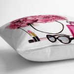 - yerminderi-YER-3353-1 - Realhomes  Coco Shopping Tasarımlı Dijital Baskılı Yer Minderi - 70 x 70 cm Realhomes