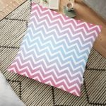 Çizgili Siyah Zeminli Limon Desenli Dekoratif Yer Minderi - 70 x 70 cm Realhomes