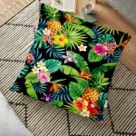 Coco Parfüm Tasarımlı Dijital Baskılı 3D Yer Minderi - 70 x 70 cm Realhomes