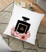 - yerminderi-YER-3363 - Realhomes Coco Parfüm Tasarımlı Dijital Baskılı 3D Yer Minderi - 70 x 70 cm Realhomes