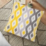 Özel Tasarım Crafts Motifli Dijital Baskılı Dekoratif Yer Minderi - 70 x 70 cm Realhomes