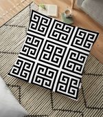 - yerminderi-YER-3375 - Realhomes  Özel Tasarım Crafts Motifli Dijital Baskılı Dekoratif Yer Minderi - 70 x 70 cm Realhomes