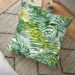 Balerin Kız Çizimli Dijital Baskılı 3D Dekoratif Yer Minderi - 70 x 70 cm Realhomes