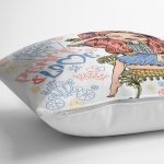 - yerminderi-YER-3445-1 - Realhomes Fashion Girl Tasarımlı Dijital Baskılı Dekoratif Yer Minderi - 70 x 70 cm Realhomes