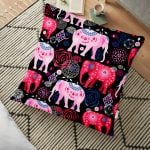 RealHomes Deniz Yıldızı Tasarımlı Dijital Baskılı Dekoratif Yer Minderi - 70 x 70 cm Realhomes