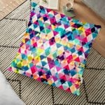 Fashion Girls Tasarımlı Dijital Baskılı Dekoratif Yer Minderi - 70 x 70 cm Realhomes