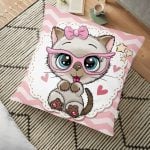 Amazon Papağan Tasarımlı Dijital Baskılı Dekoratif Yer Minderi - 70 x 70 cm Realhomes