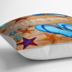 - yerminderi-YER-3501-1 - Realhomes Ağaç Zeminli Yıldız Tasarımlı Dijital Baskılı Dekoratif Yer Minderi - 70 x 70 cm Realhomes