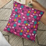 Fashion Lady Dijital Baskılı Dijital Baskılı Dekoratif Yer Minderi - 70 x 70 cm Realhomes