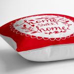 - yerminderi-YER-508-1 - Realhomes  Home Sweet Home Dijital Baskılı Dekoratif Yer Minderi - 70 x 70 cm Realhomes