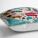 - yerminderi-YER-51-1 - Realhomes  RealHomes Dijital Baskılı Dekoratif Yer Minderi - 70 x 70 cm Realhomes