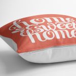 - yerminderi-YER-517-1 - Realhomes  Home Sweet Home Dijital Baskılı Dekoratif Yer Minderi - 70 x 70 cm Realhomes