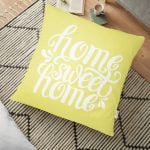 Modern Zigzag Desenli Dijital Baskılı Dekoratif Yer Minderi - 70 x 70 cm Realhomes