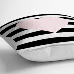 - yerminderi-YER-535-1 - Realhomes Modern Kalp Desenli Dijital Baskılı Dekoratif Yer Minderi - 70 x 70 cm Realhomes