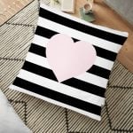 Modern Kelebek Dijital Baskılı Dekoratif Yer Minderi - 70 x 70 cm Realhomes