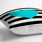 - yerminderi-YER-537-1 - Realhomes  Modern Kalp Desenli Dijital Baskılı Dekoratif Yer Minderi - 70 x 70 cm Realhomes