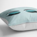 - yerminderi-YER-563-1 - Realhomes Modern Kirpik Dijital Baskılı Dekoratif Yer Minderi - 70 x 70 cm Realhomes