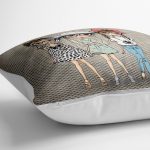 - yerminderi-YER-570-1 - Realhomes Fashion Girls Dijital Baskılı Modern Yer Minderi - 70 x 70 cm Realhomes