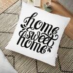 Realhomes Dijital Baskılı Modern Yer Minderi - 70 x 70 cm Realhomes