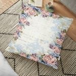 Fashion Müzisyen Kız Tasarımlı Dijital Baskılı Dekoratif Yer Minderi - 70 x 70 cm Realhomes