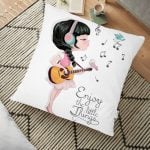 RealHomes Dijital Baskılı Dekoratif Yer Minderi - 70 x 70 cm Realhomes