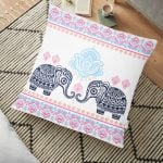 Pop Art Resimli Dijital Baskılı Dekoratif Yer Minderi - 70 x 70 cm Realhomes