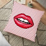 Pop Art Desen Dijital Baskılı Dekoratif Yer Minderi - 70 x 70 cm Realhomes