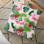 Pop Art Resimli Dijital Baskılı Dekoratif Yer Minderi - 70 x 70 cm Realhomes