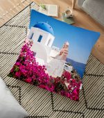 - yerminderi-YER-744 - Realhomes RealHomes Dijital Baskılı Dekoratif Yer Minderi - 70 x 70 cm Realhomes