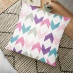 RealHomes Dijital Baskılı Dekoratif Yer Minderi - 70 x 70 cm Realhomes