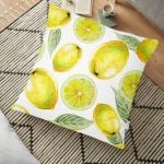 RealHomes Dijital Baskılı Dekoratif Yer Minderi - 70 x 70 cm Realhomes