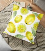 - yerminderi-YER-758 - Realhomes  RealHomes Dijital Baskılı Dekoratif Yer Minderi - 70 x 70 cm Realhomes