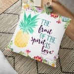 Modern Yıldız Desenli Dijital Baskılı Dekoratif Yer Minderi - 70 x 70 cm Realhomes