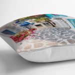 - yerminderi-YER-771-1 - Realhomes  Çiçek Temalı Dijital Baskılı Dekoratif Yer Minderi - 70 x 70 cm Realhomes