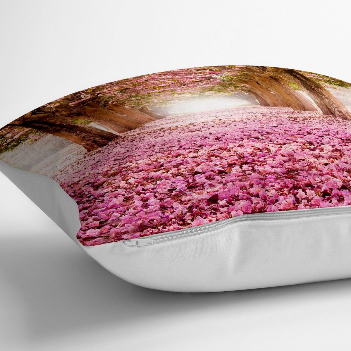 Çiçek Bahçesi Dijital Baskılı Dekoratif Yer Minderi - 70 x 70 cm Realhomes