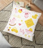 - yerminderi-YER-881 - Realhomes  RealHomes Dijital Baskılı Yer Minderi - 70 x 70 cm Realhomes