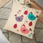 Real Homes Dijital Baskılı Yer Minderi - 70 x 70 cm Realhomes